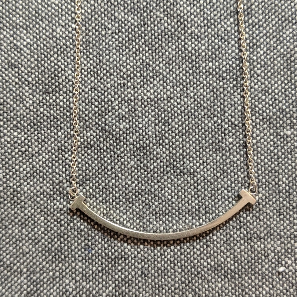 Tiffany T smile necklace